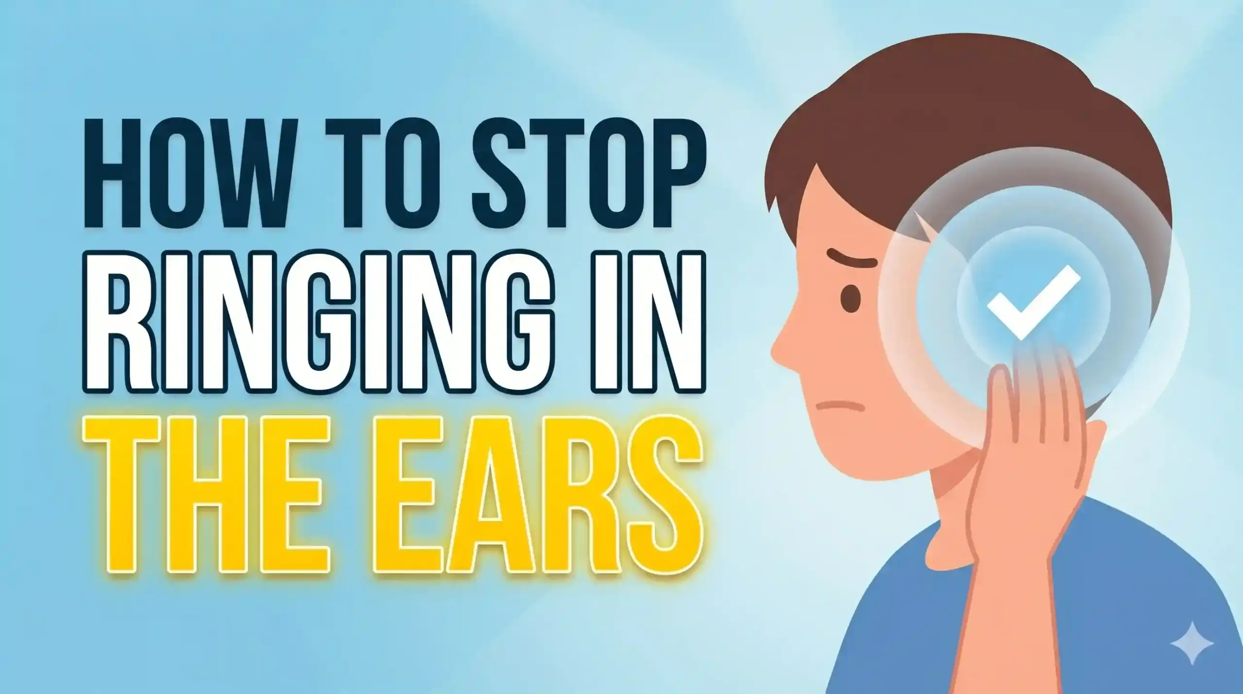 how to stop ringing in the ears